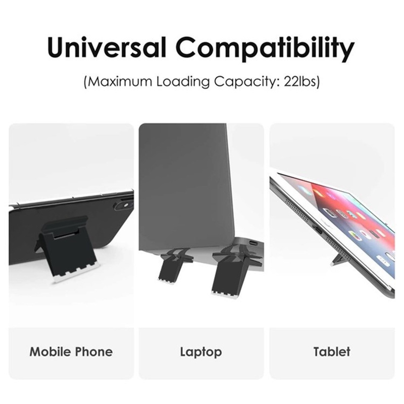 1 Pasang Stand Laptop / Tablet Mini Universal Portable Invisible Bisa Dilipat