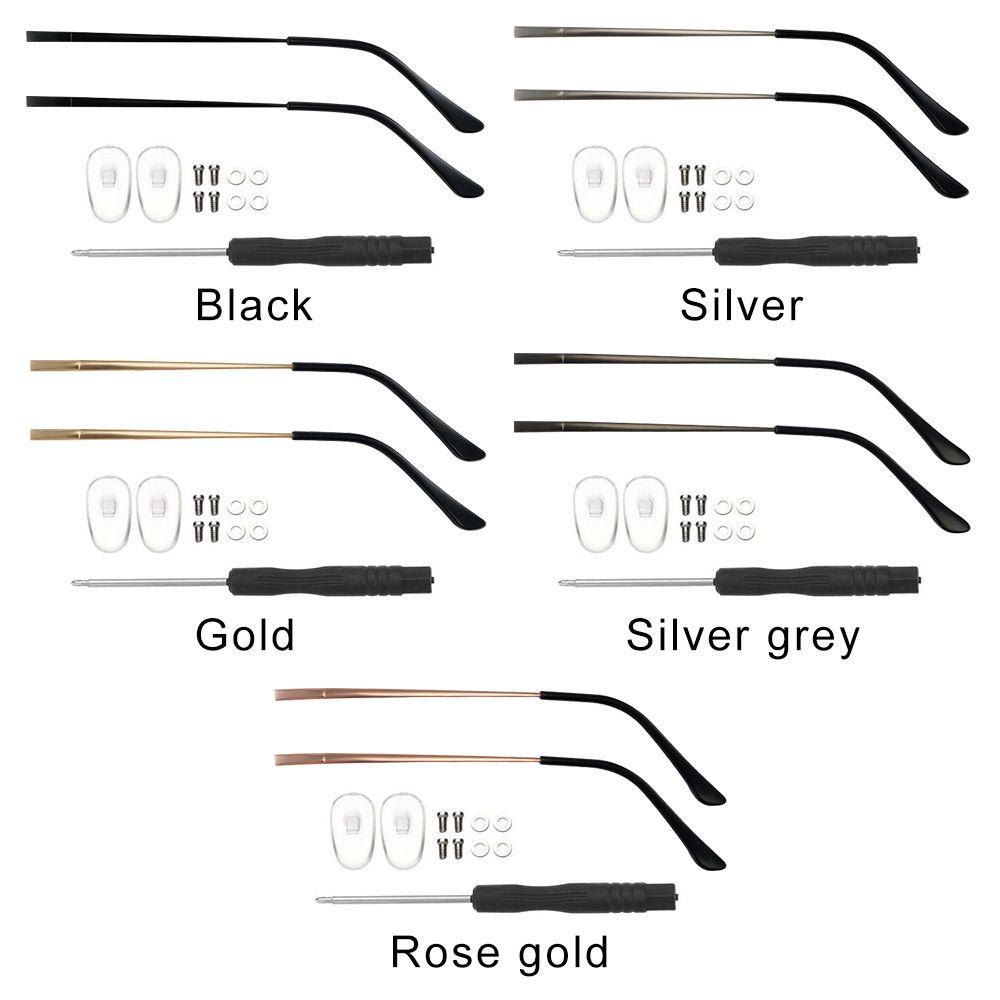 Nanas 1pasang Kacamata Arm Metal Universal Repair Tool Eyewear Accessories