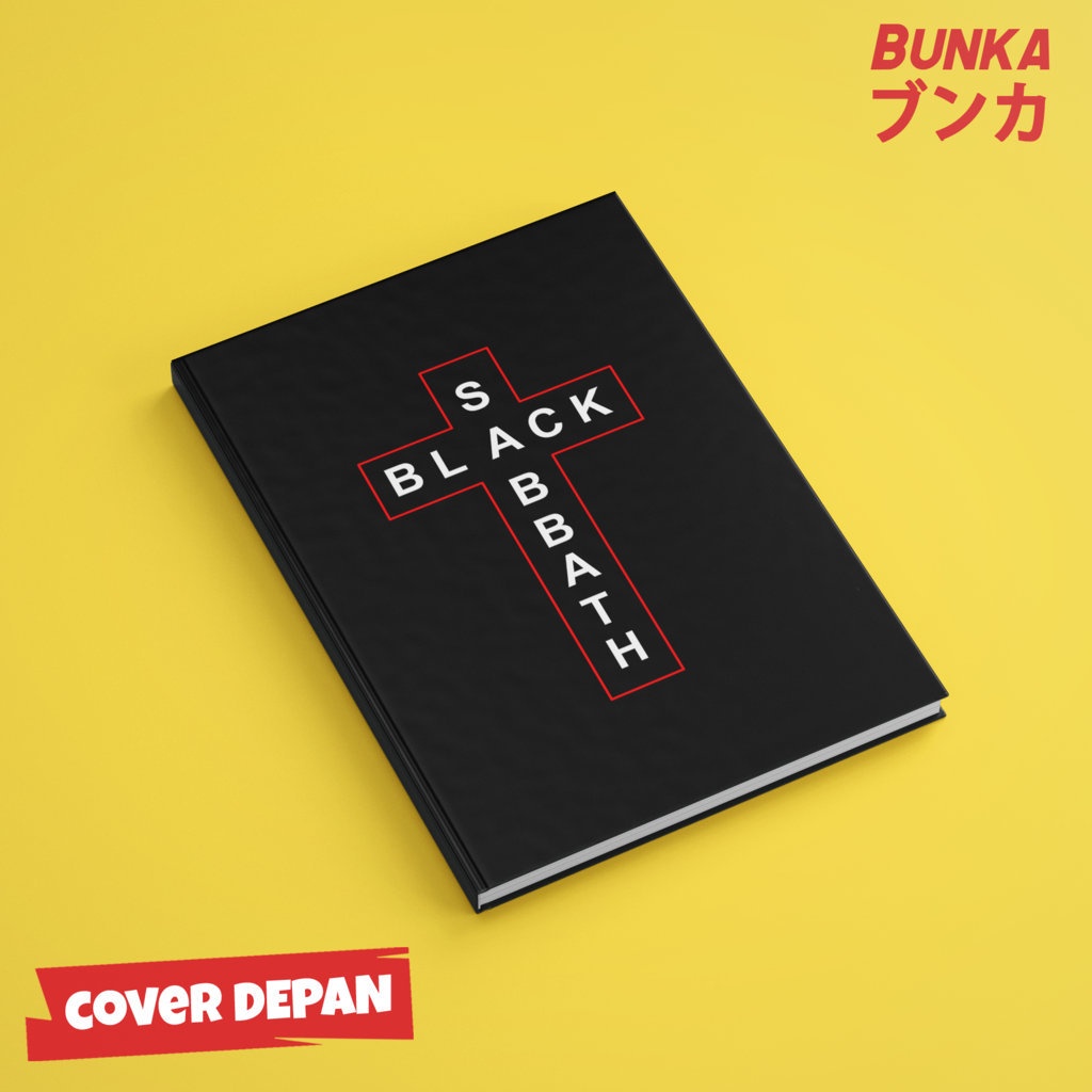 

Notebook Band Black Sabbath Cross Hardcover A5 Buku Tulis Catatan Notes Agenda Planner Jurnal