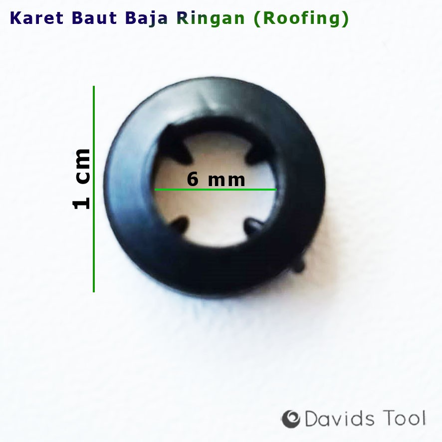 Ring Karet Baut Baja Ringan Roofing Seal Drilling Driling Canopy