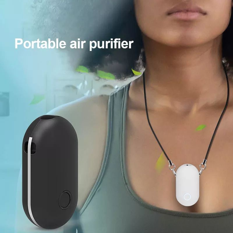 Ionkini Air Purifier Necklace Rechargeable Portable Kalung Air Purifier JO2002 Original JO 2002