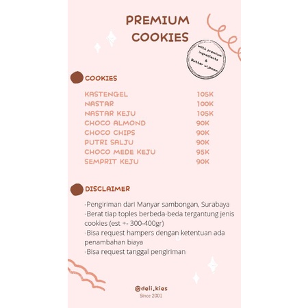 

COOKIES LEBARAN