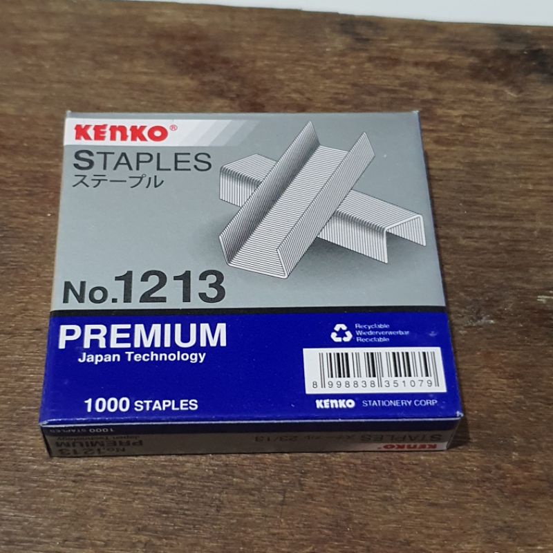 Refill isi staples premium stapler kenko 1213 12/13 13mm