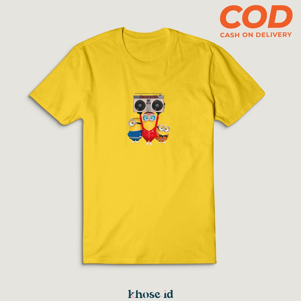 KHOSE Kaos Unisex Dewasa Couple MINION EDITION Size S-XXL