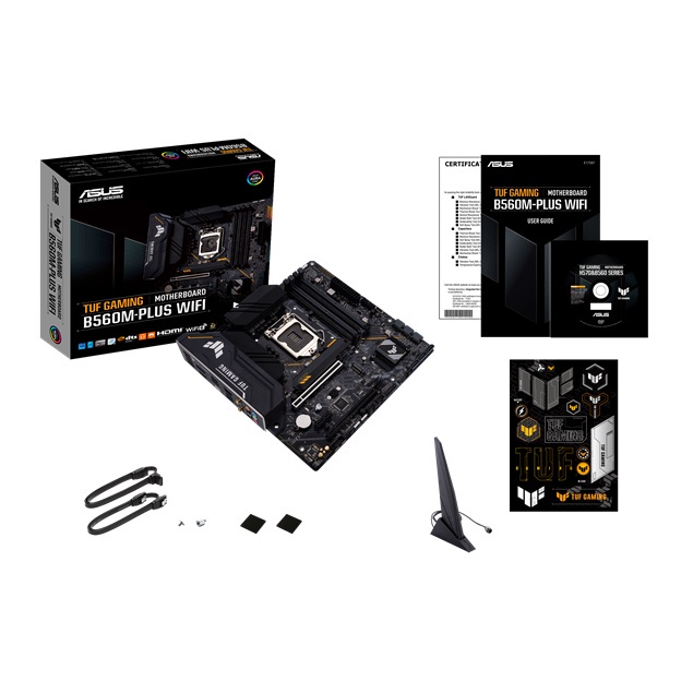 ASUS TUF GAMING B560M-PLUS WIFI (LGA1200, B560, DDR4, USB3.2, SATA3)