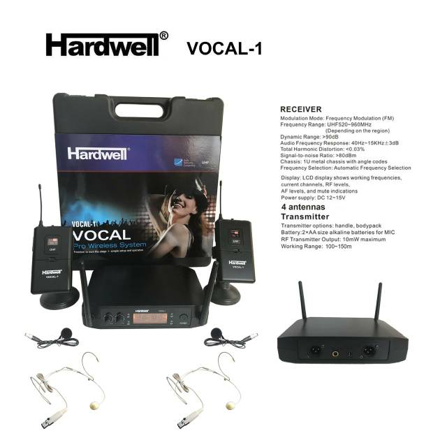 Mic wireless    HARDWELL    EVO - 1  Clip on