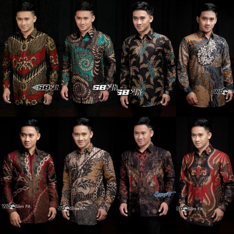 Agen Baju Batik Pria Slimfit Big Size M L Xl Xxl Atasan Kemeja Batik Lengan Panjang Original Wb7jABf7l6xnx