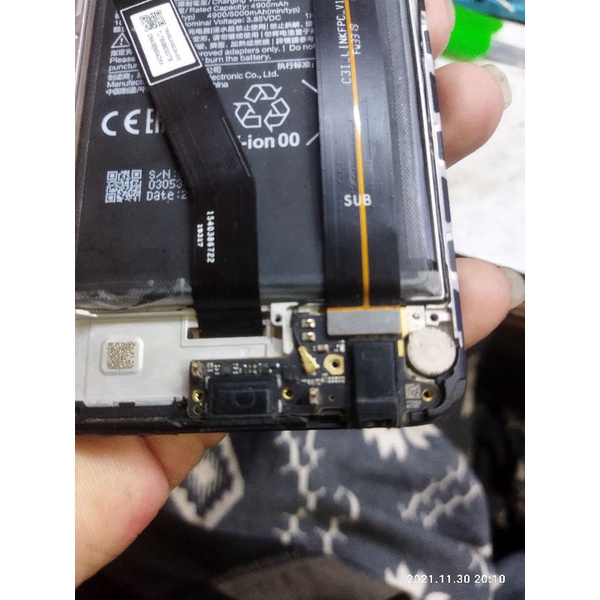 PCB BOARD CHARGER PAPAN KONEKTOR CAS TEMPAT CES REDMI 8 ORI ASLI COPOTAN CABUTAN DARI HP XIAOMI MI