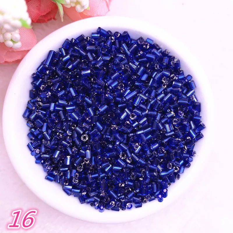 payet bambu taiwan biru elektrik (sakura/yck)450gr/1pon