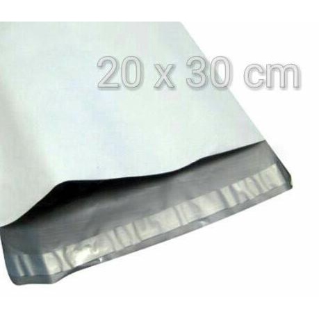 

✱ Plastik Amplop Packaging Poly Mailer/ Polymailer/ Polybag 20x30 White ☜