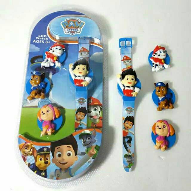 Jam Tangan Anak-Anak Digital Karet 4 in1 Character