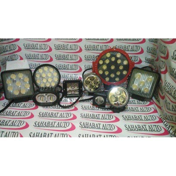 Led Work Light 42Watt Lampu Tembak Offroad 42W
