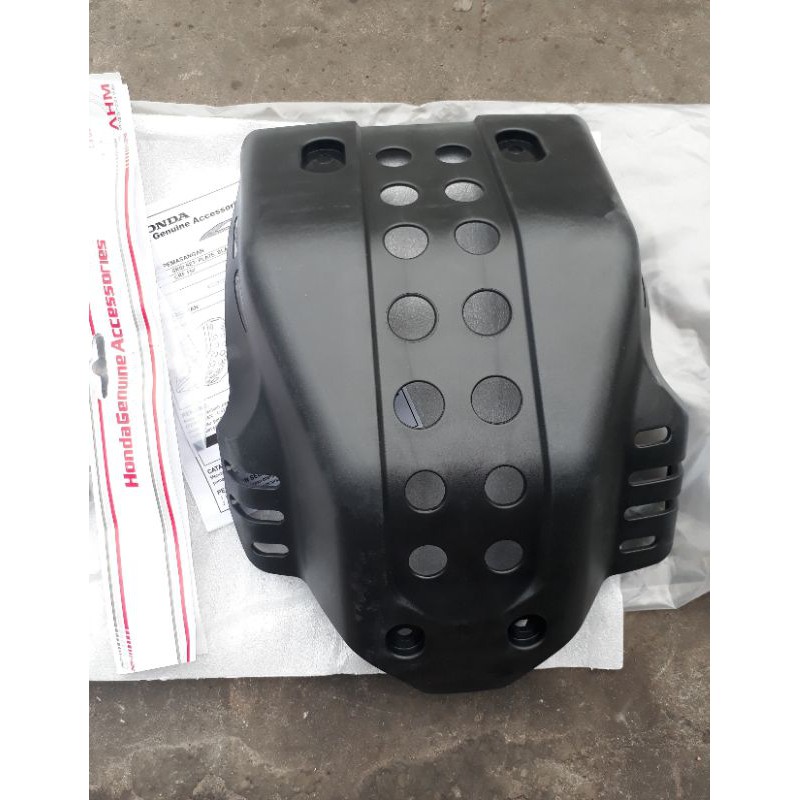 Skid plate pelindung mesin engine guard Honda CRF 150L K84A original AHM