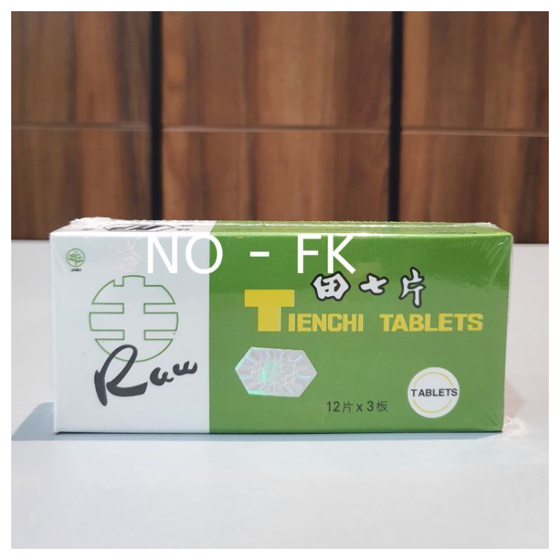 Raw Tienchi 36 Tablets Tien Chi Obat Penurun Kolesterol dan Hipertensi