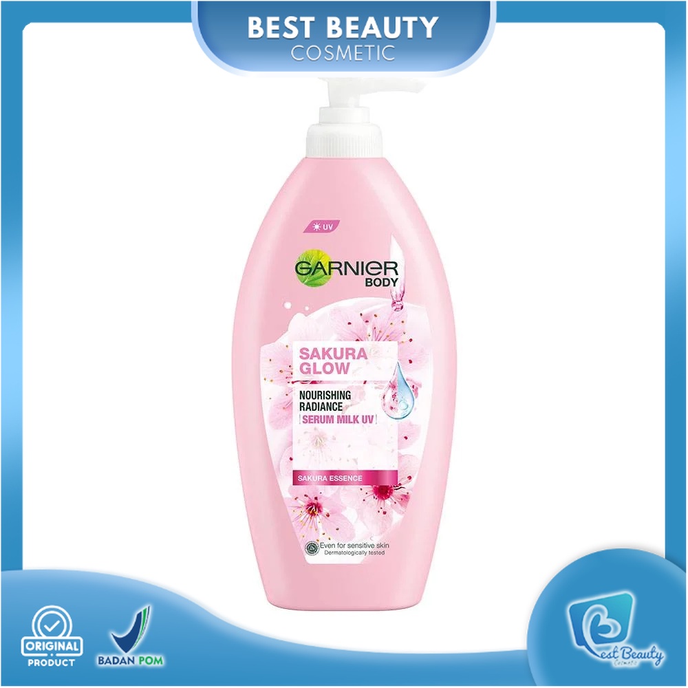 ★ BB ★ Garnier Sakura Glow Pinkish Radiance Serum Milk UV Body Lotion 400 ml - Skin Care