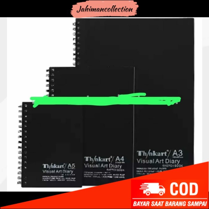 

✨ BISA COD ✨ thinkart visual diary A5 (sketch book)