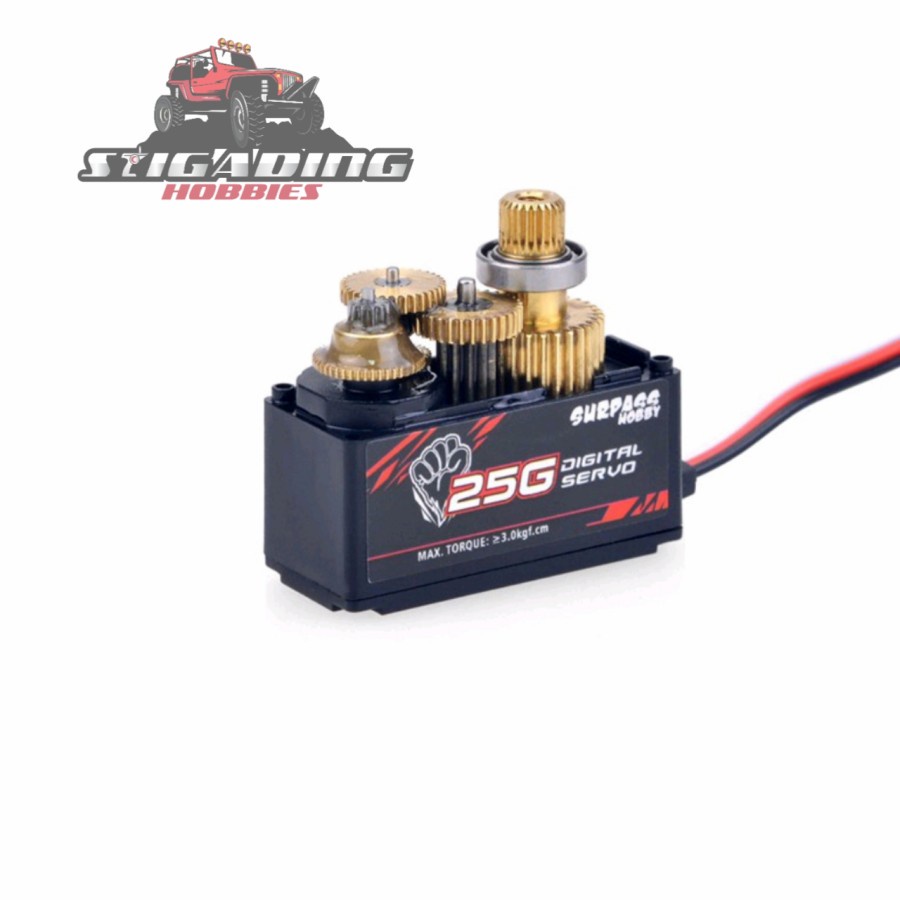 SERVO SURPASS HOBBY 25G METAL GEAR FOR MN86KS MN86 MN128 WPL C34 RC MN WPL