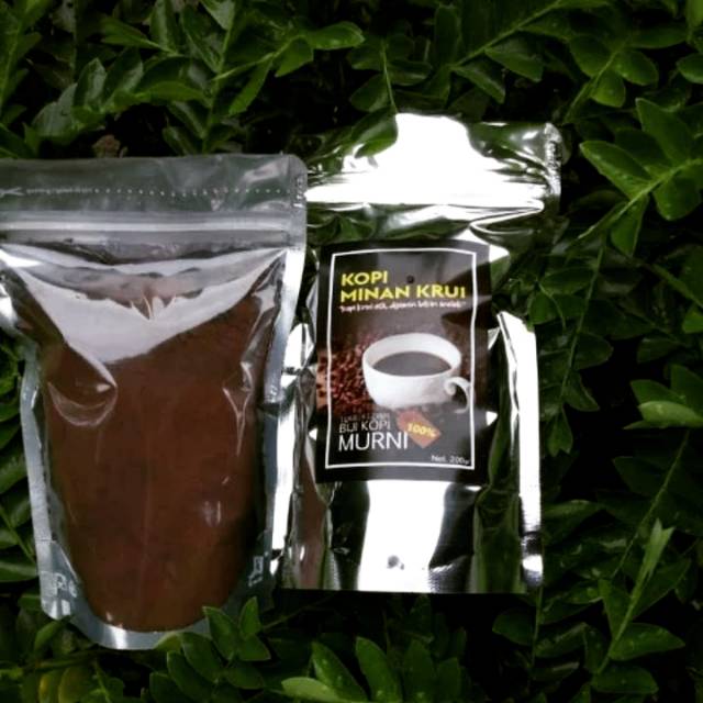 

Kopi minan krui, terbuat dari 100%biji kopi murni