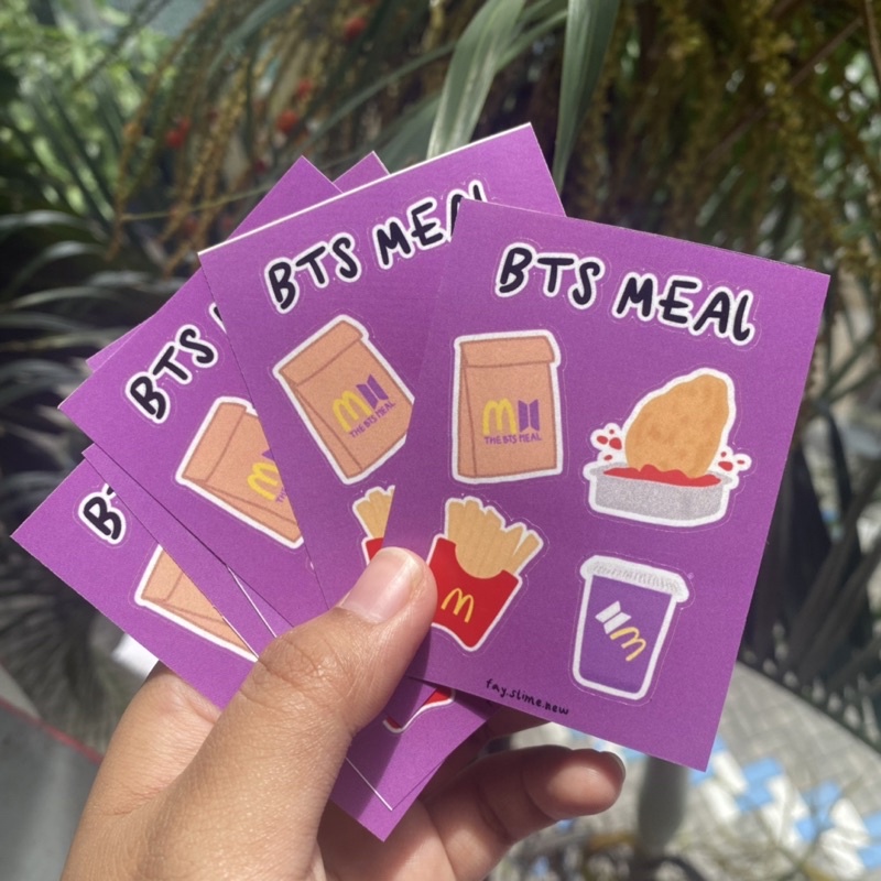 Sticker karakter bts bt21 murah | sticker pack BT21 | sticker set bts meal