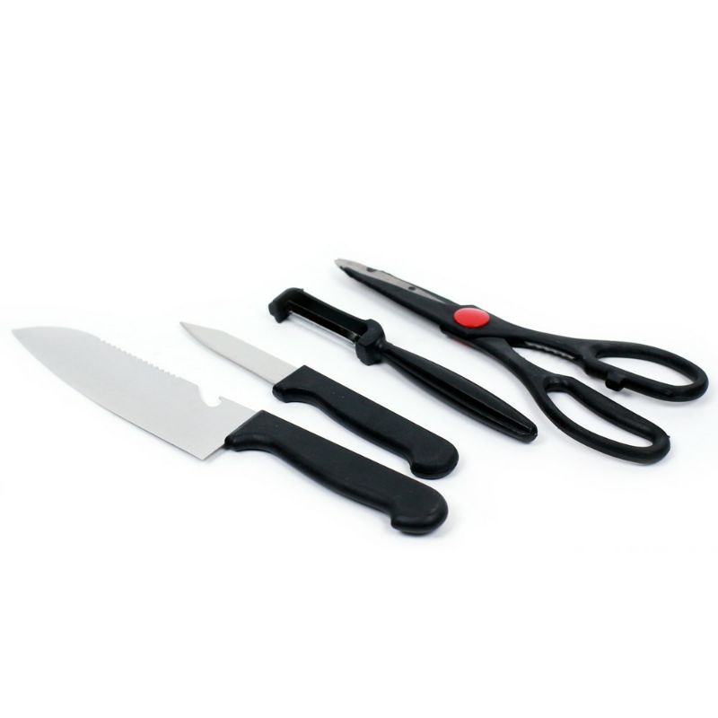 Pisau Set Dapur 4in1 - Kitchen Knife Set J9