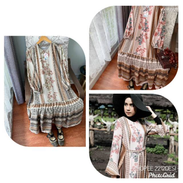 Padma midi dress haideeorlin