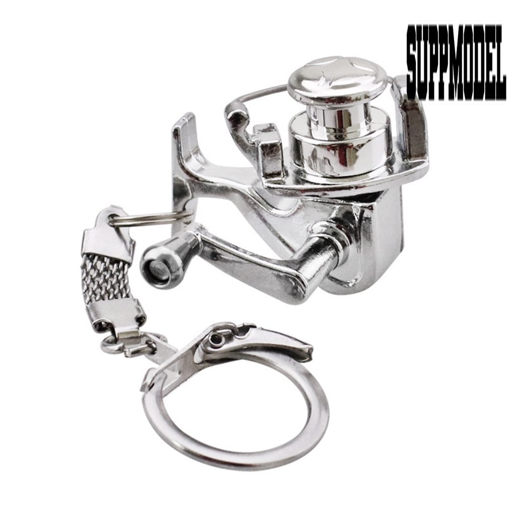 Suppmodel Gantungan Kunci Bentuk Drum Reel Mini Bahan Alloy