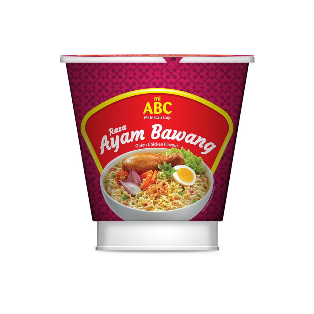 

Mi ABC Cup Rasa Ayam Bawang
