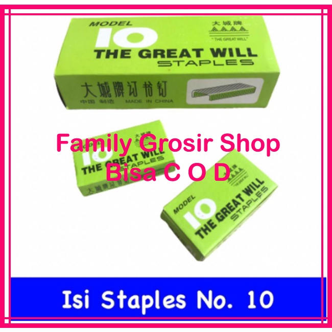 Isi Staples Nomor 10 Great