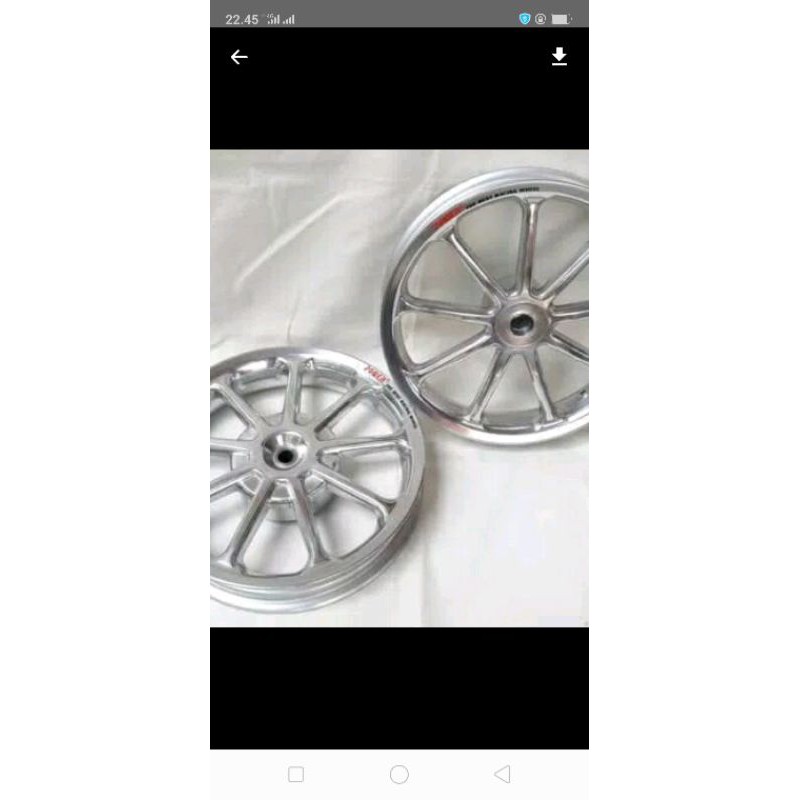 Velg X ride - Mio Sporty - Mio Soul Karbu - Mio Smile - Power Sun Crome Polles