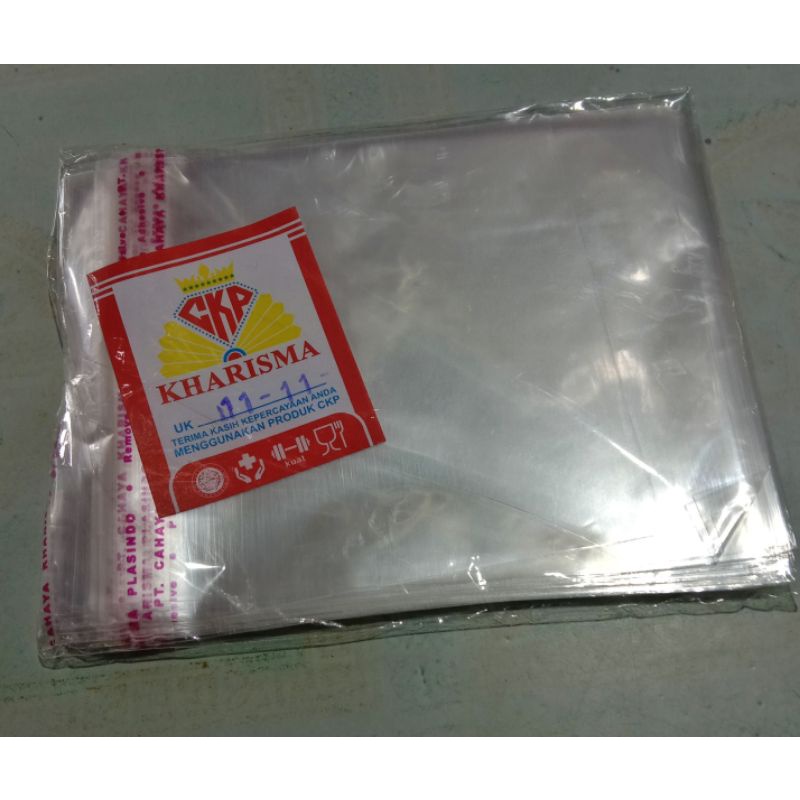 

plastik opp lem 11x11.isi 100 lembar