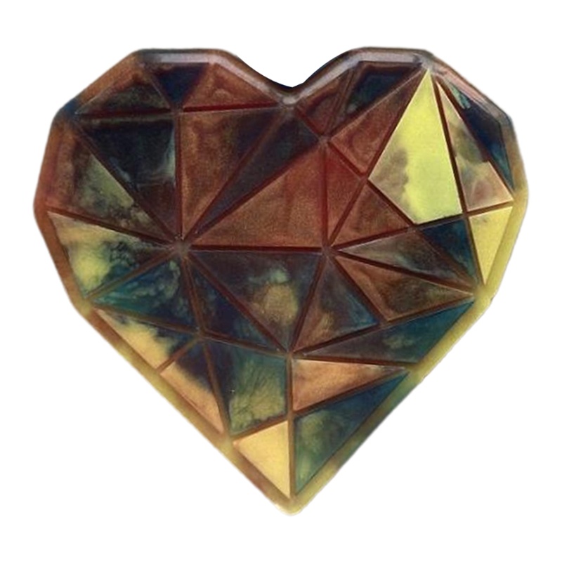 SIY  Epoxy Resin Mold Diamond Heart Jewelry Casting Silicone Mould DIY Crafts Plaster Soap Aromatherapy Wax Making Tool