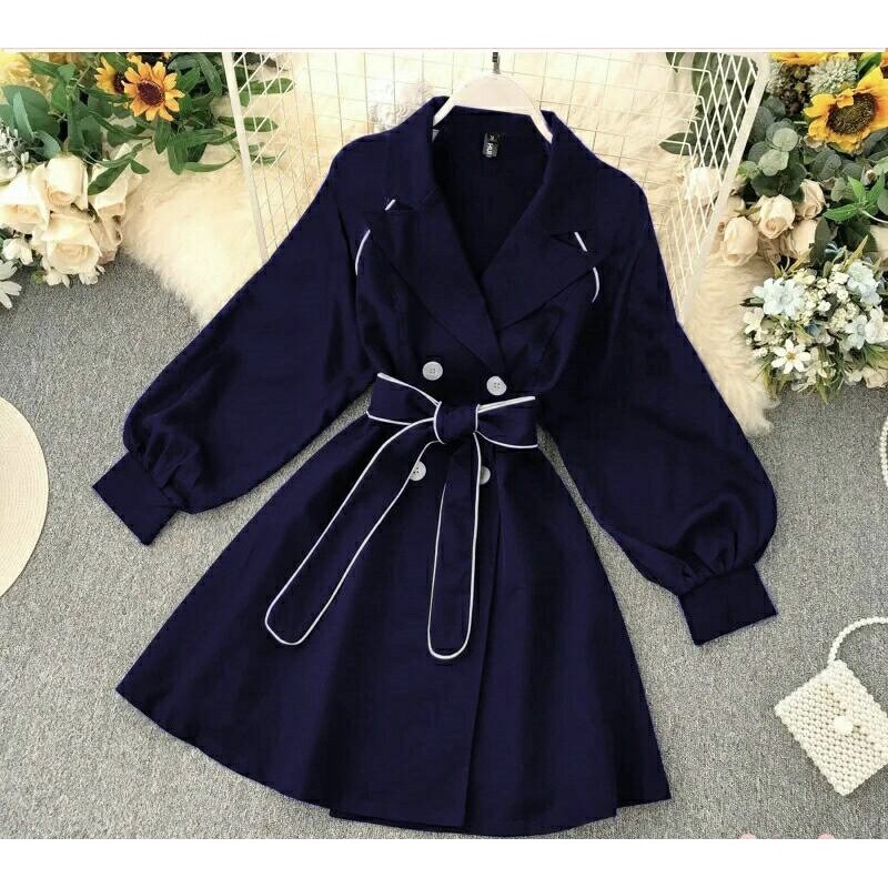 blazar panjang wanita / blazer wanita / long coat wanita