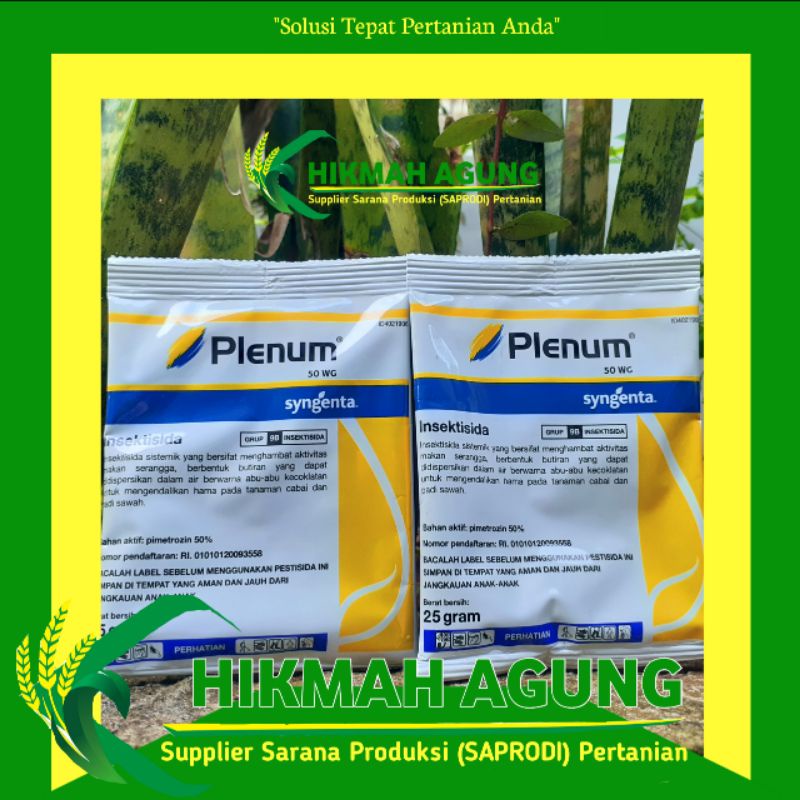 

PLENUM 50 WG 100 GRAM KEMASAN PABRIK INSEKTISIDA