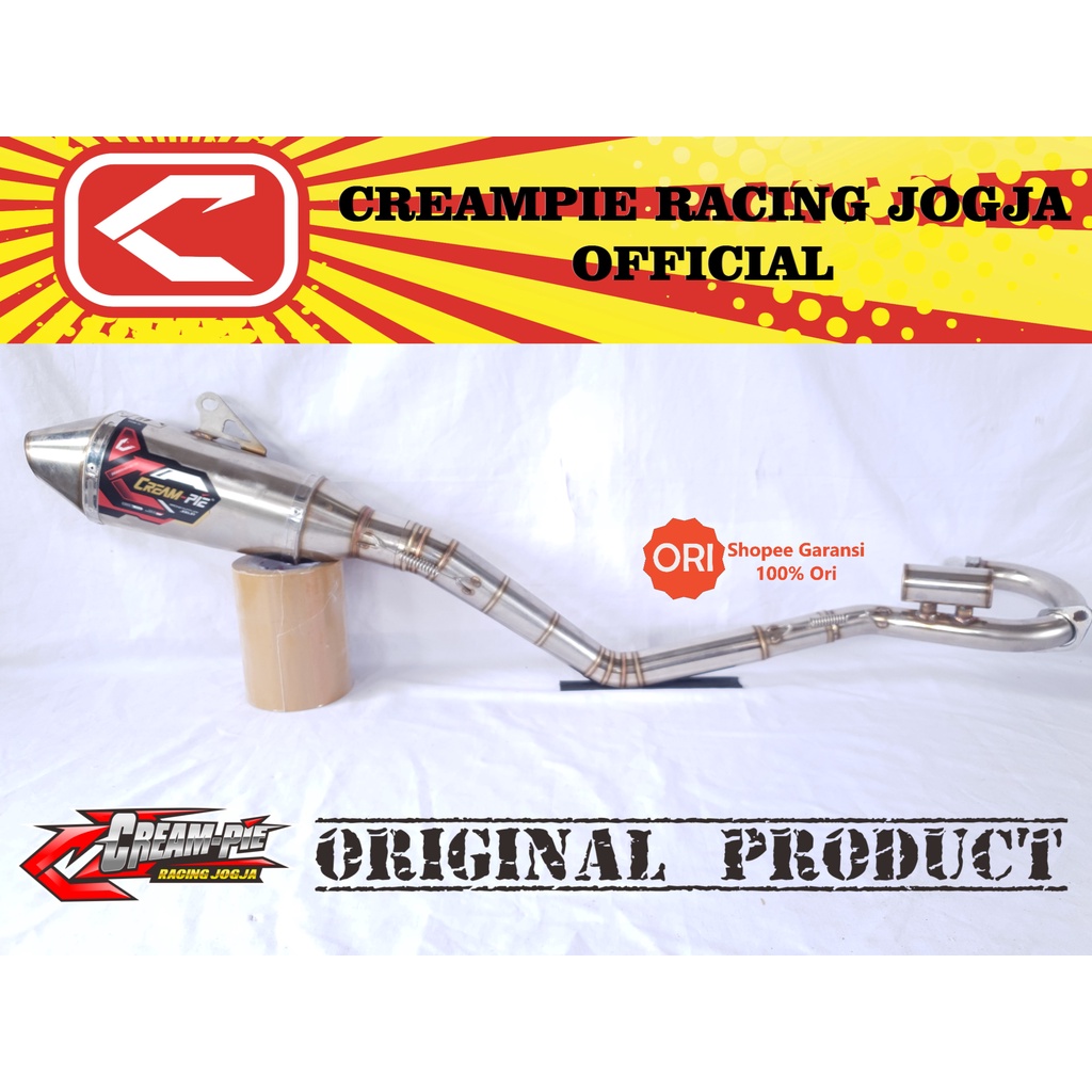Knalpot Creampie Kawasaki KLX Bore Up 200cc Asli JOGJA