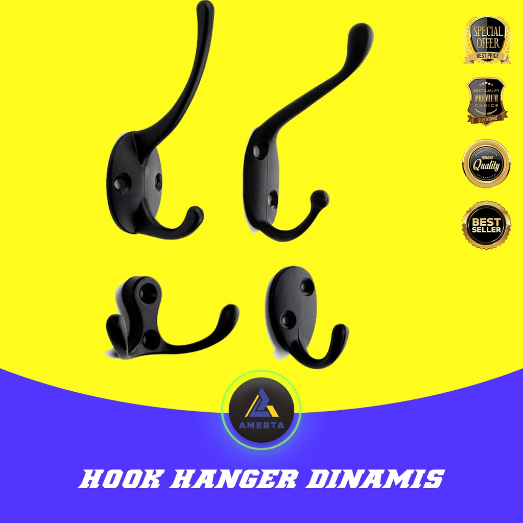 Gantungan Dinding Hook Hanger Screw Rack