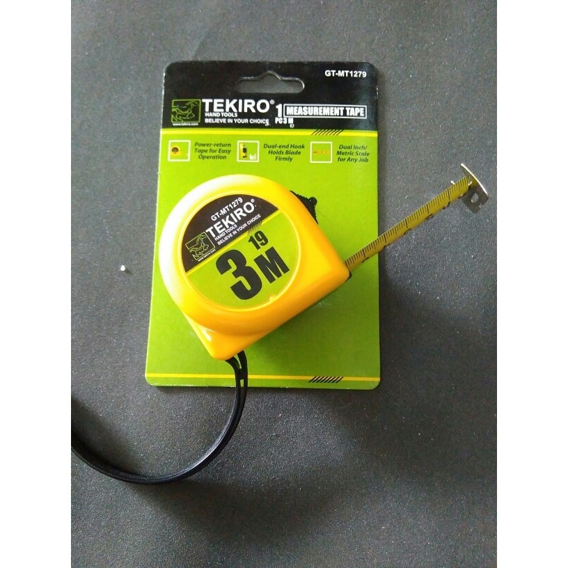 Meteran 3 Meter Tekiro