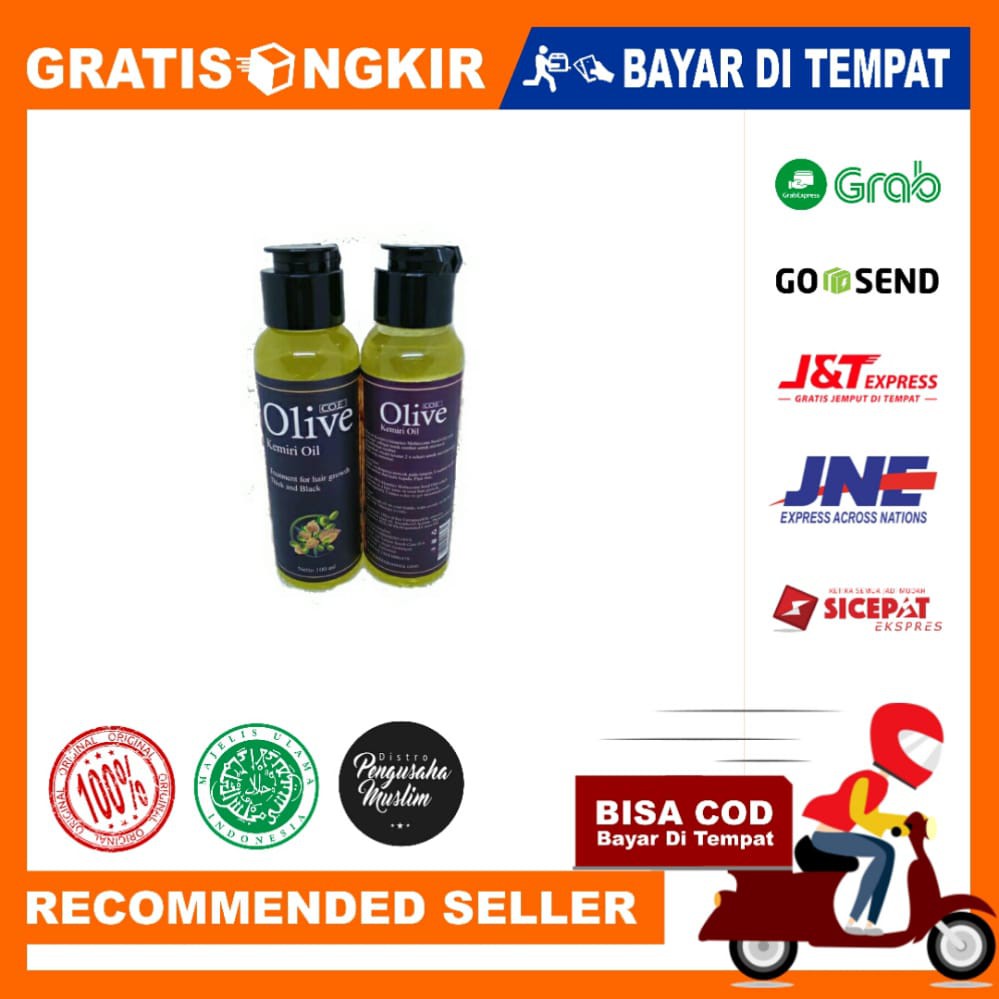 Minyak Kemiri Olive Original 100 ml Menyuburkan Rambut