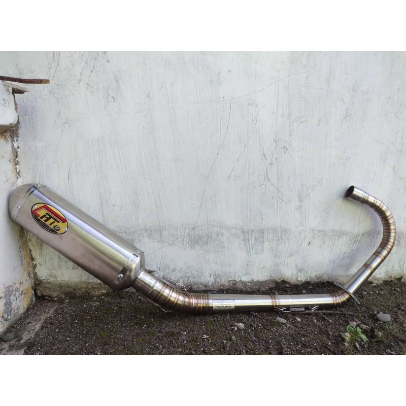 Knalpot kapsul CAT RACING EXHAUST vixion r15 Sonic Fu gl 100 mp
