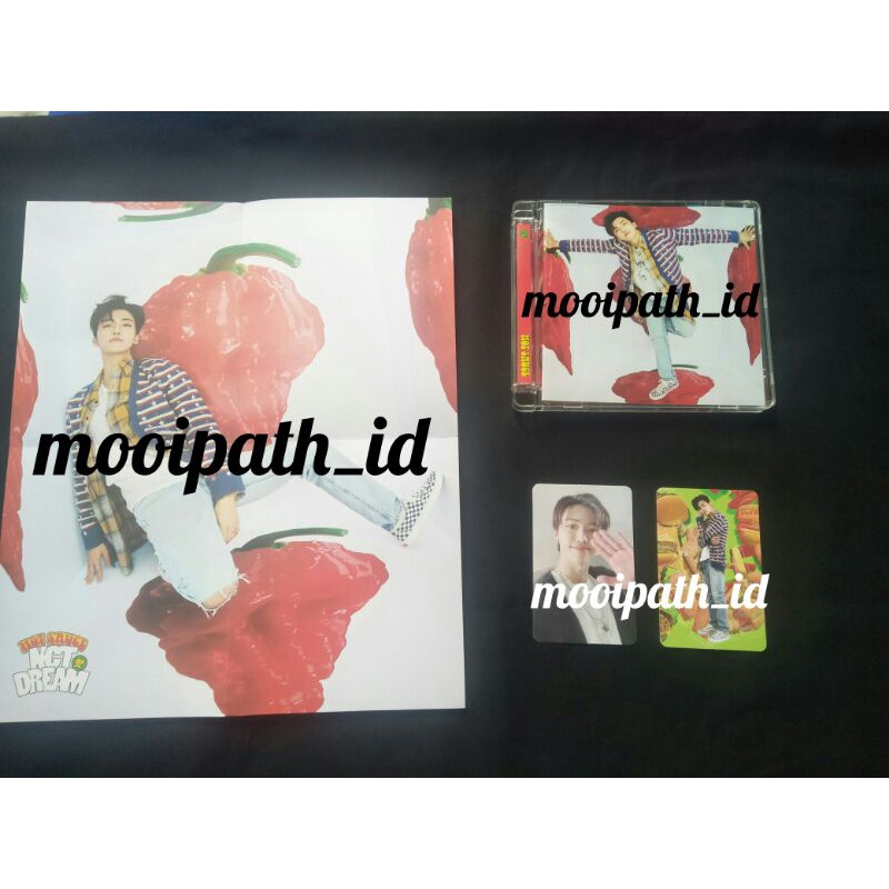 NA JAEMIN SET ALBUM NCT DREAM 맛 HOT SAUCE JEWEL CASE VER. + POSTER