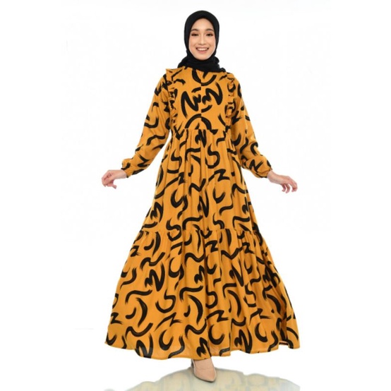 Gamis Bahan Rayon Premium, Gamis Katun Rayon, Dres Rayon Premium, Homeydress