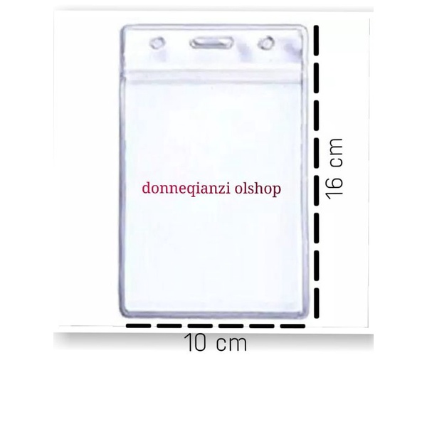 

plastik panitia / plastik nametag, ukuran 10 X 16cm 1pak ( isi 100pcs ) RB9