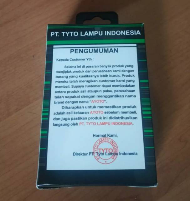 Lampu Depan Led 2 Sisi Type M2B Motor Bebek Dan Matic H6 Original