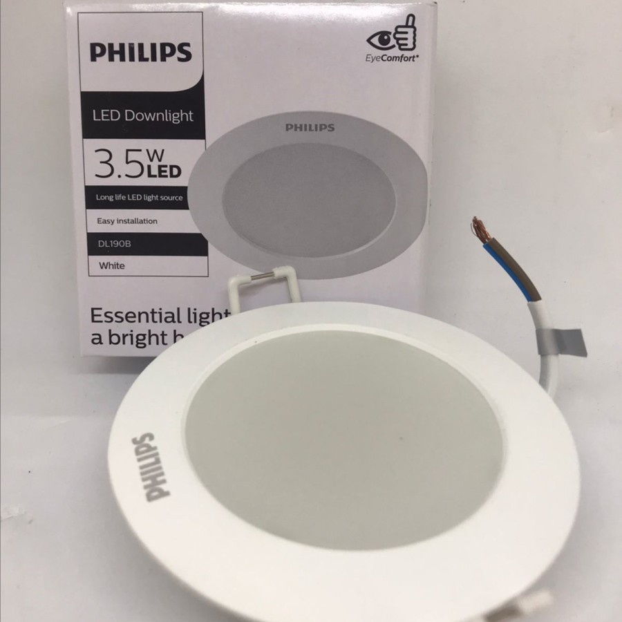 PHILIPS LED Downlight  DL190B ERIDANI 3.5w 3.5 Watt 3&quot; (Putih)