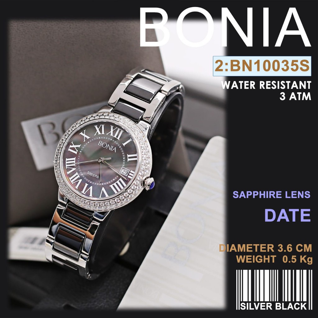 JAM TANGAN BONIA PRIA ORIGINAL / BONIA WATCHES #BN10035S