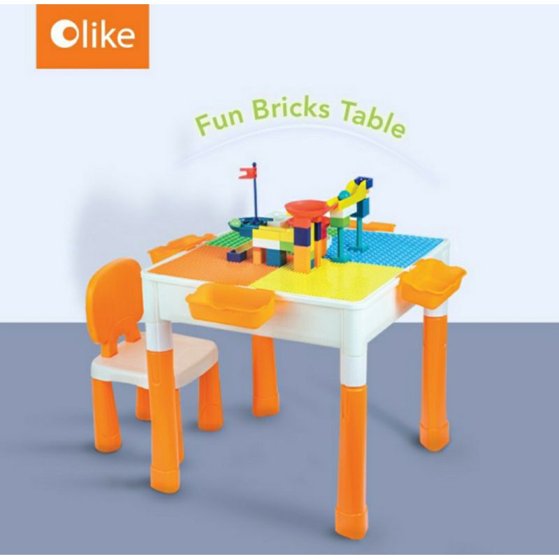 OLIKE FUN BRICKS TABLE EDU TOYS PERMAINAN EDUKASI ANAK