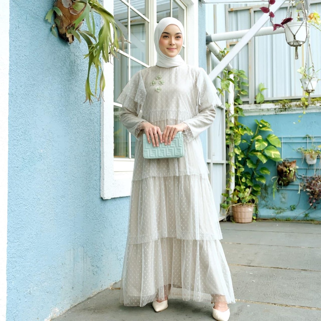 MELANEY DRESS / DRESS LAMARAN / DRESS RAYA / DRESS KONDANGAN / SERAGAMAN