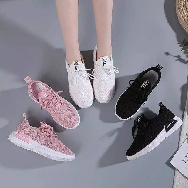 HS [COD] Sepatu Wanita Sneakers H5 Terlaris