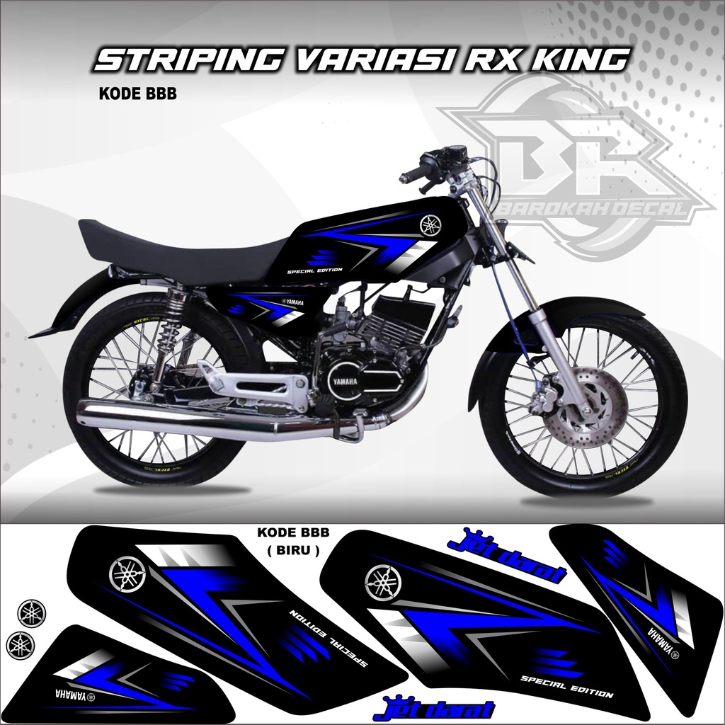 Sticker Rx King Variasi Stiker Lis Striping Rx King Kode BBB