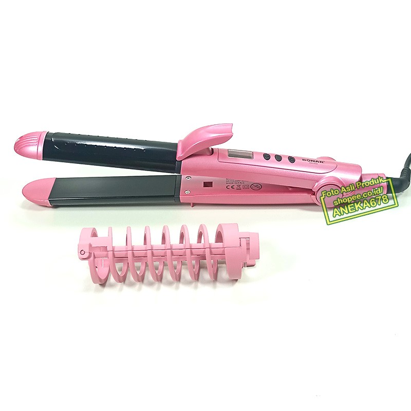 SONAR SN 832 CATOKAN 3IN1 LURUS CURLY BLOW ROLL ALAT CATOK RAMBUT
