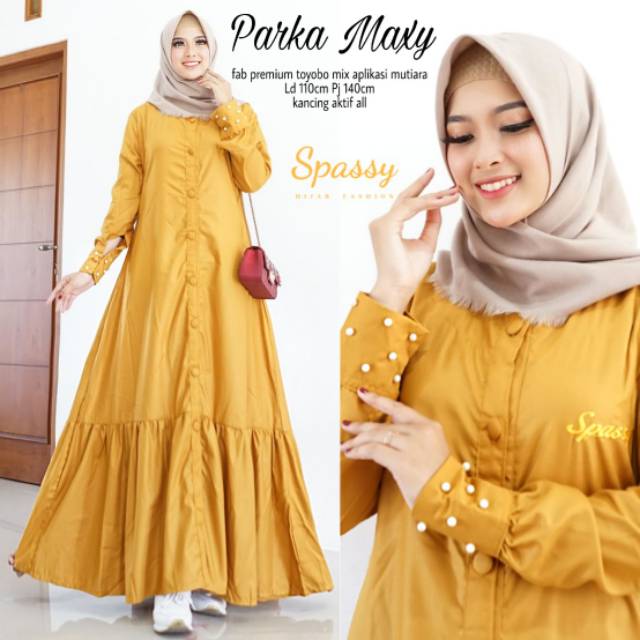 Gamis parka maxy ORI SPASSY